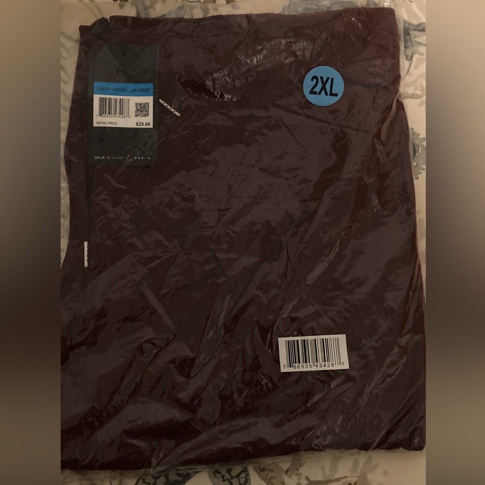 Galaxy  Burgundy Lounge pants
2XL
